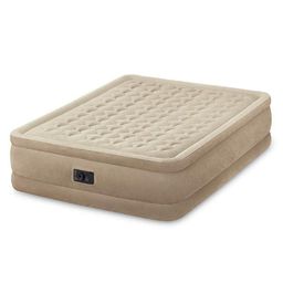 Intex 64428 Queen Ultra Plush Fiber-Tech Airbed Air Mattress Bed With Built-in Pump Intex Airbed Portable Camping Airbed Comfortable Bed For Home Camping And Travel  Multicolor-16