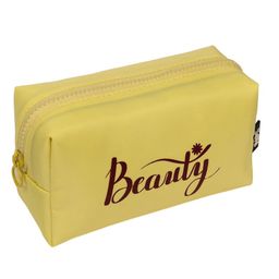 QIPS Rectangular Beauty Cosmetic Pouch - Yellow-image-85