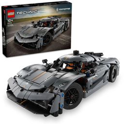 LEGO Technic Koenigsegg Jesko Absolut Gray Hypercar 801 Pieces - 42173-image-44