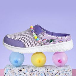 Hopits Mesh Detailed & Unicorn Designed With Detachable Bracelet Shoes - Lavender-image-67