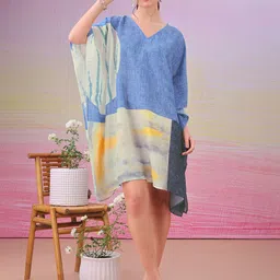 LABEL AARNA Print Kaftan Dress-image-89