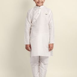 DEVOILER Boys Mandarin Collar Straight Kurta-31