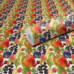 DeCorner Red & Green Printed Self Adhesive Wallpaper-picture-32