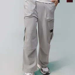 MADSTO Men Pack Of 2 Cotton Straight Fit Low-Rise Track Pants-picture-36