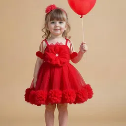 PINK LEAF Balloon Dress-picture-27