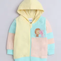BUMZEE Girls Printed Hooded Sweatshirt-52