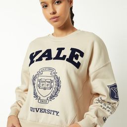 max Women Versity Printed Round Neck Sweatshirt with Embroidered Detail-picture-12