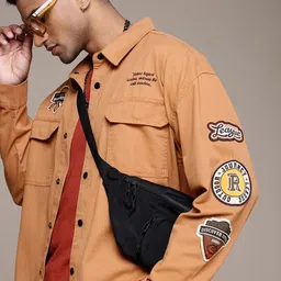 The Roadster Life Co. Pure Cotton Embroidered Applique Relaxed Fit Tailored Jacket-image-42