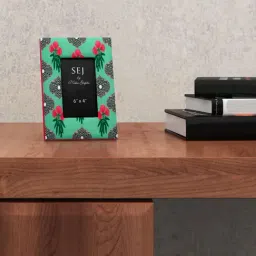 SEJ by Nisha Gupta Green Wooden Photo Frame-27