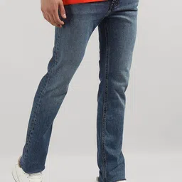 Karl Lagerfeld Men Slim Fit Mid-Rise Light Fade Jeans-image-60