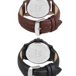 WM Men Black & Peach-Coloured Analogue Watch DDWM-036 image 4