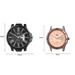 WM Men Black & Peach-Coloured Analogue Watch DDWM-036 image 3