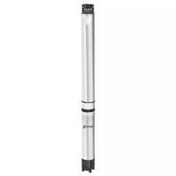 Silver 1.5 HP Three Phase 12 Stage V4 Water Filled Borewell Submersible Pump Set, SSH3-1512-image-89
