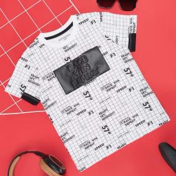 Pantaloons Junior White Cotton Printed T-Shirt-image-91