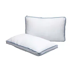 HOSTA HOMES Premium Ultra Soft Microfibre Filled Pure Cotton Pillows - Set of 2-14