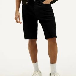 Levi's Black Regular Fit Shorts-image-37