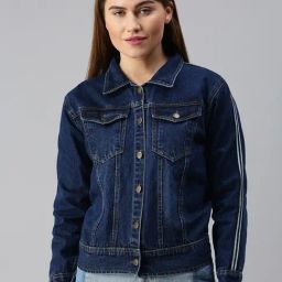 VOXATI Blue Regular Fit Jacket-image-25