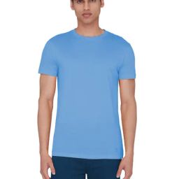 XYXX Azure Blue Round Neck T-Shirt-image-25