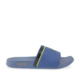 Campus Men's Blue Slides-4