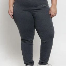 Melon by PlusS Grey Regular Fit Trackpant-image-35