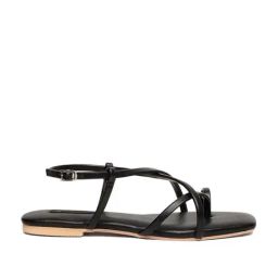 W Women's Black Back Strap Sandals-picture-39