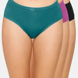 Amante Multicolor Cotton Hipster Panty (Pack of 3)-image-54