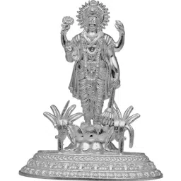 Sri Jagdamba Pearls 0.8 Silver Vishnu Idol-image-65