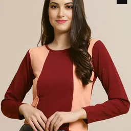 Mast & Harbour Women Pack Of 2 Puff Sleeve Peplum Top-picture-15