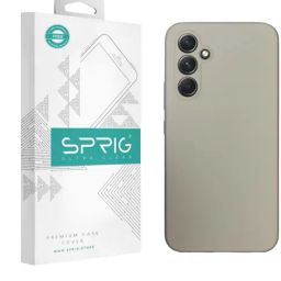 Sprig Liquid Silicone Back Cover for Samsung Galaxy A54 5G (Grey)-image-51