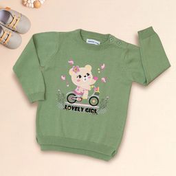 MeeMee Girls Graphic Printed Pullover Sweater-image-53