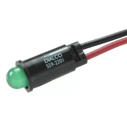 DIALIGHT PANEL MOUNT INDICATOR, LED, 6.35MM, GREEN, 2.1V, 559-2201-003F-picture-18
