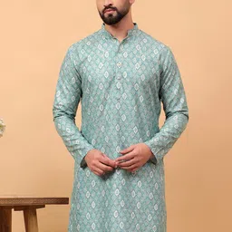 TREEMODA Men Geometric Kurta-44