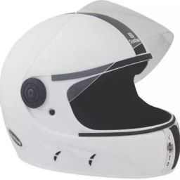 Stallion Blk Vento White Medium Full Face Helmet Vento White-27