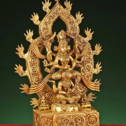 Ekaa Handicrafts 12.5" Kamakhya Devi Brass Statue-image-22