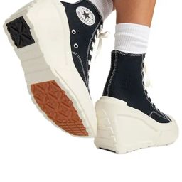 Converse Women's Chuck 70 De Luxe Wedge High Top Black Sneakers-picture-39