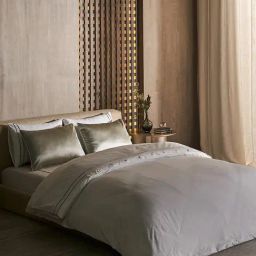 DDecor Grey & White 180 TC Cotton King Bedding Set-image-57