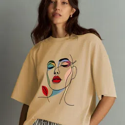 SZN Women Printed T-shirt-picture-3