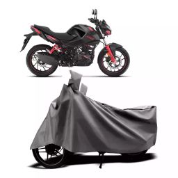 Auto Pearl Two Wheeler Cover with Bag for Hero Motocorp Xtreme 160 R, Silver-image-32