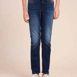Jack & Jones Junior Boys Dark Blue Clark Regular Fit Jeans-image-50