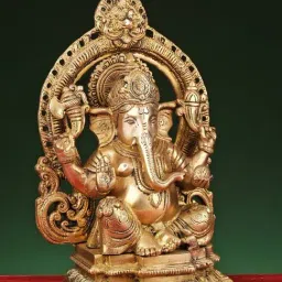Ekaa Handicrafts 11" Brass Lord Ganesha Statue-picture-6