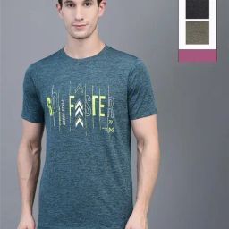 Force NXT Multicolored Regular Fit Sports T-Shirt - Pack Of 3-image-12