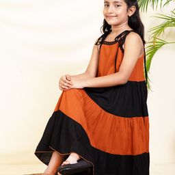 Bugandbees Fit & Flare Midi Dress-image-45