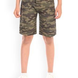 ZION Boys Camouflage Printed Chino Shorts-image-1