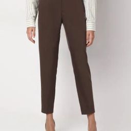 Vero Moda Brown Mid Rise Pants-image-37