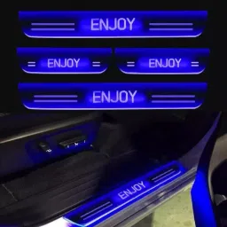 SCA Blue LED Door Sill Plate for Chevrolet Enjoy All Model (Set of 4)-37