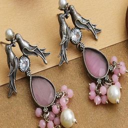 Privaanshi Teardrop Shaped Drop Earring-image-44
