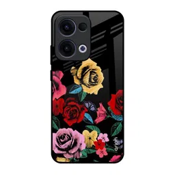 QRIOH Floral Printed Oppo Reno13 5G Back Case Mobile Accessories-23