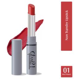 Glam21 Non Transfer Lipstick 01 Red Mousse - 2.8 gm-picture-41
