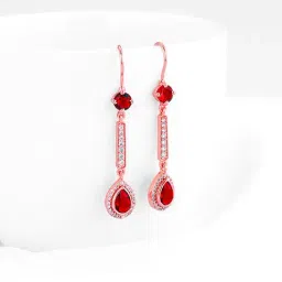 GIVA 925 Silver Rose Gold Always Love Earrings for Women & Girls-image-23