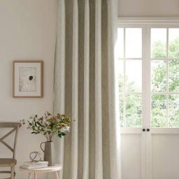 DDecor Abstract Beige Polyester 7 ft Door Curtain-image-73